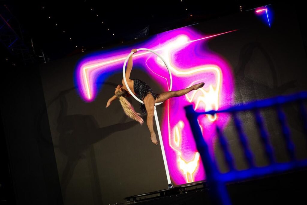 Cirque shared Christmas party at Bloomsbury Big Top, Russell Square — photograph 3