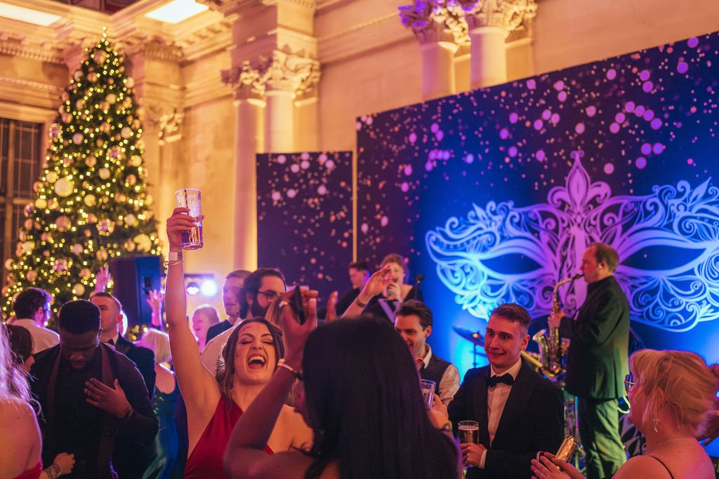 Grand Masquerade Ball shared Christmas party at Leonardo Royal London St Paul's, St Paul's — photograph 4